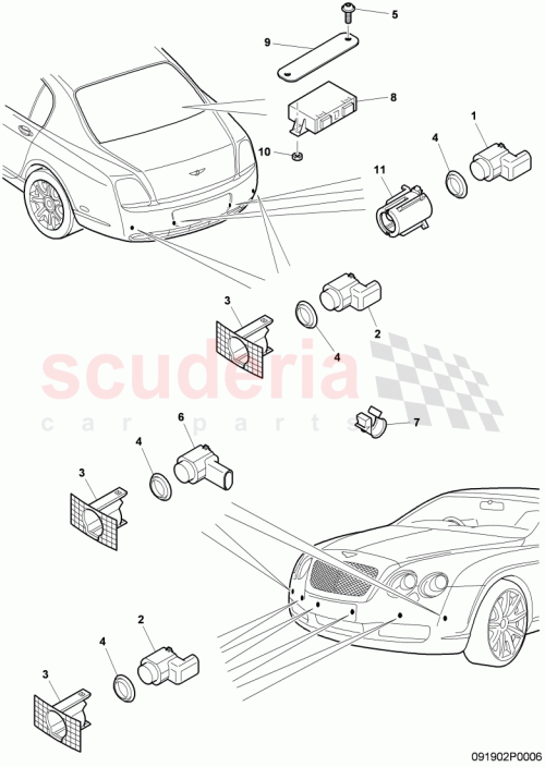 Part Diagram for Bentley 1S0919275CGRU