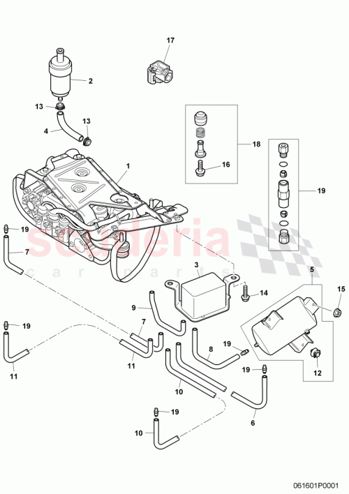 Part Diagram for Bentley 4B0616741D