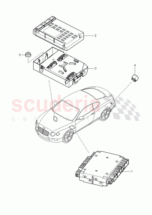 Part Diagram for Bentley 3W0907307H