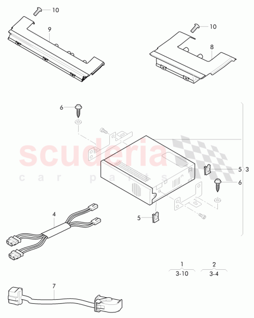 Part Diagram for Bentley JNV 919 122 A