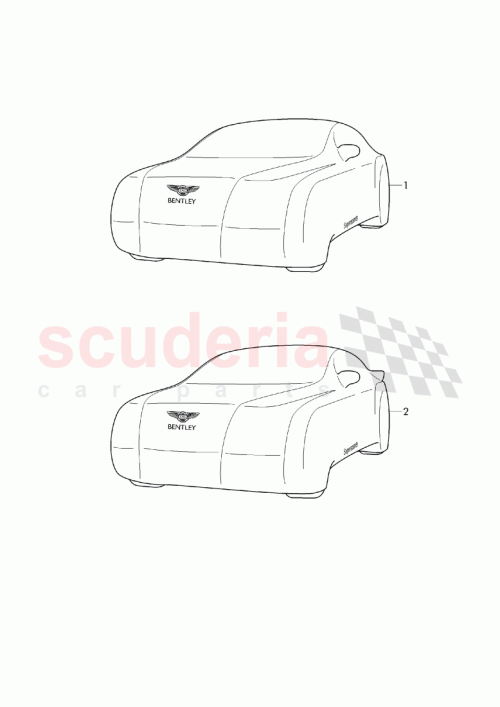 Part Diagram for Bentley 3W8 861 985 AT
