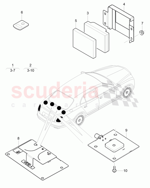 Part Diagram for Bentley JNV 907 805 G
