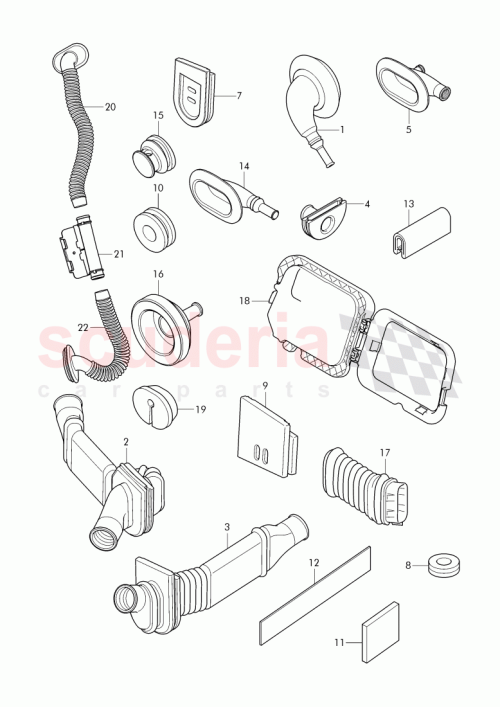 Part Diagram for Bentley 4W0 971 840