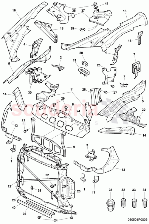 Part Diagram for Bentley 3W8 809 582 M