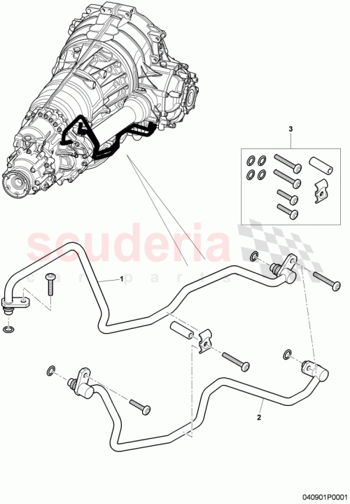 Part Diagram for Bentley 3W0498117