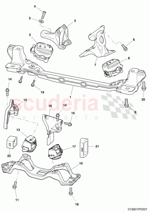 Part Diagram for Bentley 3D0399151AF