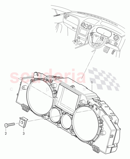 Part Diagram for Bentley 3W0 920 851 N