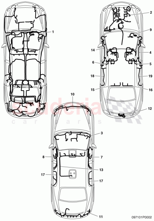 Part Diagram for Bentley 3W0 971 064 F