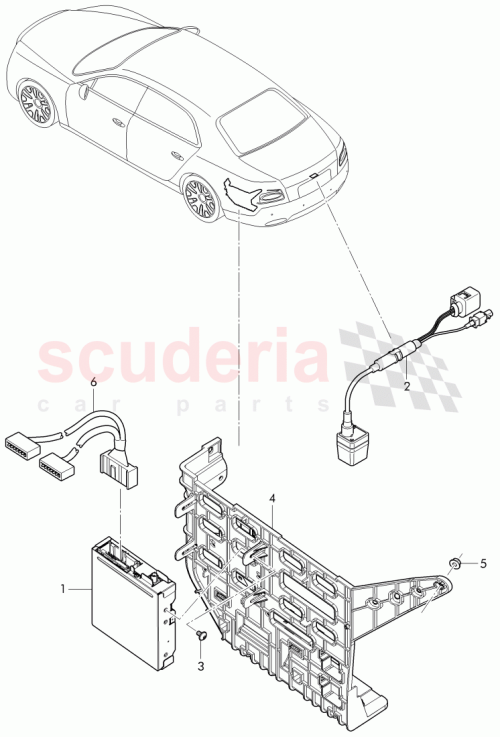 Part Diagram for Bentley 3Y0 807 045 E