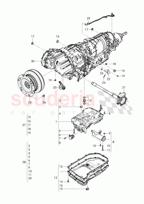 Part Diagram for Bentley 01V 321 155