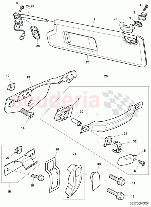 Part Diagram for Bentley 3W8857647B