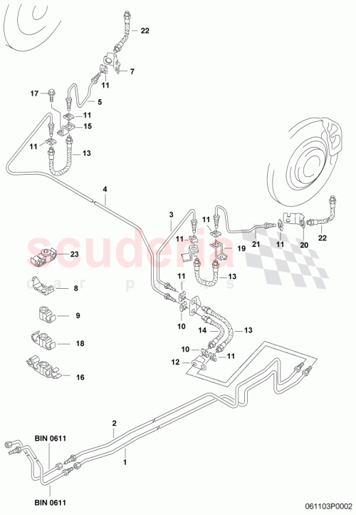 Part Diagram for Bentley 3W0614742C