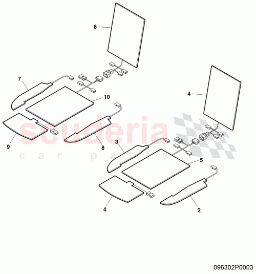 Part Diagram for Bentley 3W5963551AS