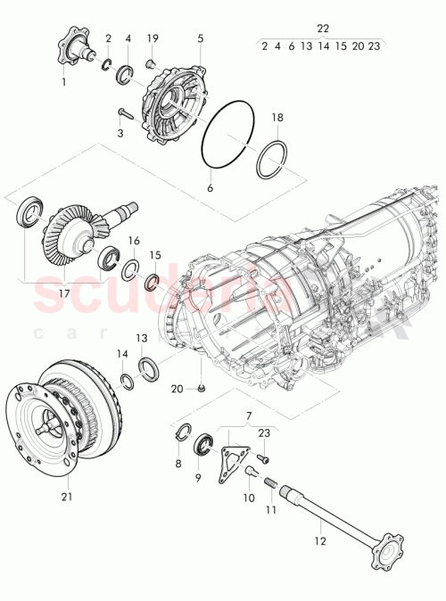 Part Diagram for Bentley 0B6 409 356 B
