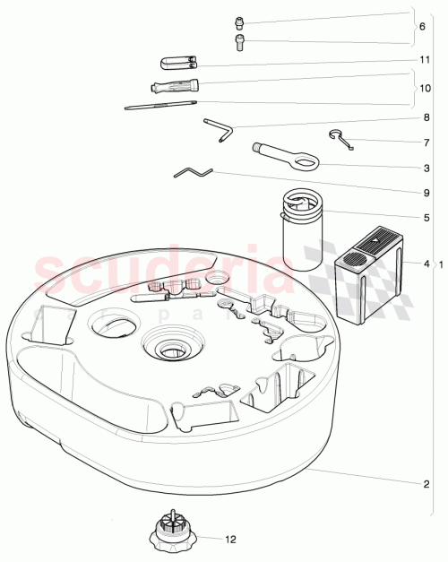 Part Diagram for Bentley 3W0 012 021 Q
