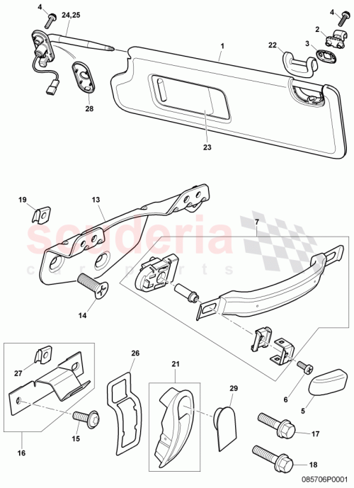Part Diagram for Bentley 3W0857663B