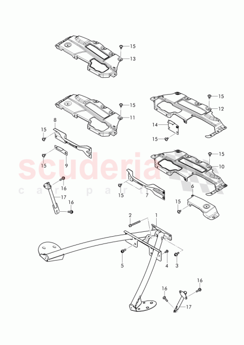 Part Diagram for Bentley 3Y0 805 503 D