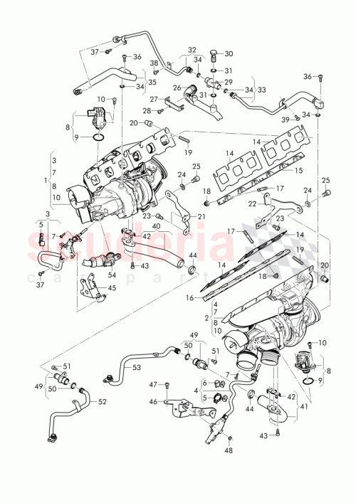 Part Diagram for Bentley 07P145245S