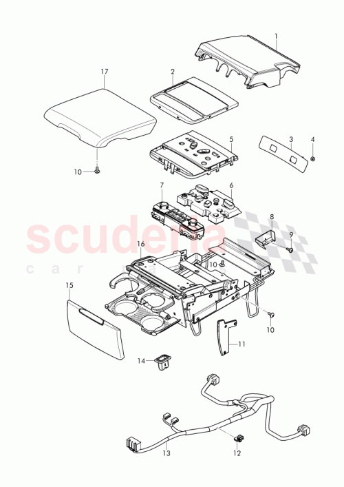 Part Diagram for Bentley 3Y5 862 634 B