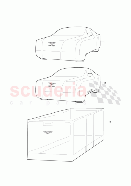 Part Diagram for Bentley 3W5 861 985 P