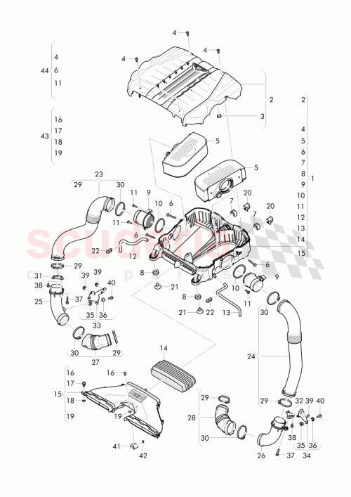 Part Diagram for Bentley 36A 129 545 A