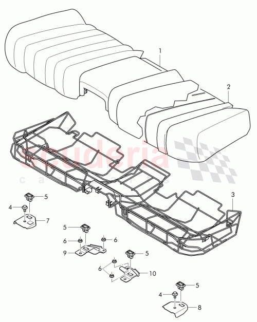 Part Diagram for Bentley 4W0 886 154 A