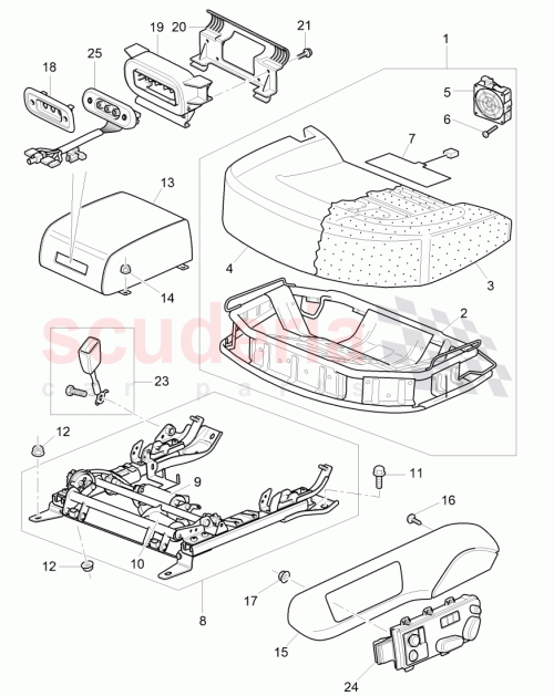Part Diagram for Bentley 3W5 972 486