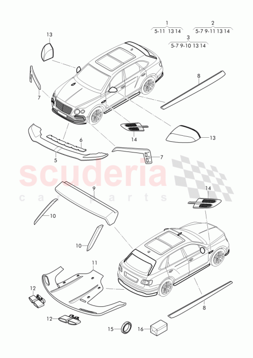 Part Diagram for Bentley JNV 071 600 L
