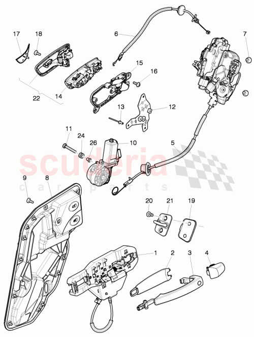 Part Diagram for Bentley 3Y0 839 221