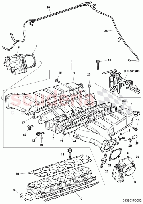 Part Diagram for Bentley 022133369A