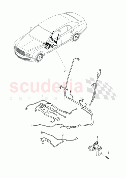Part Diagram for Bentley 3Y2 971 365 D