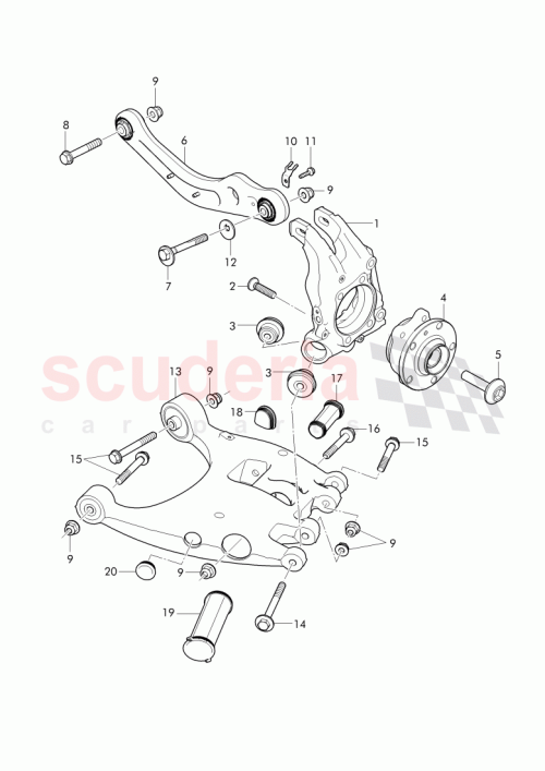 Part Diagram for Bentley 3W7 511 512 E