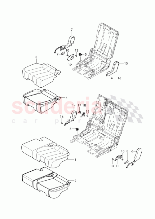 Part Diagram for Bentley 36A885176E