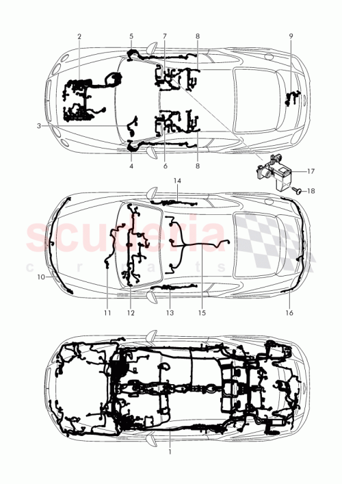 Part Diagram for Bentley 3W8 971 022 F