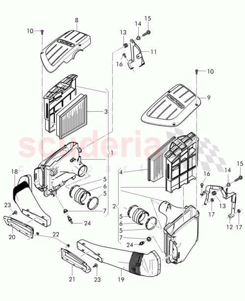 Part Diagram for Bentley 3W0 129 531 A