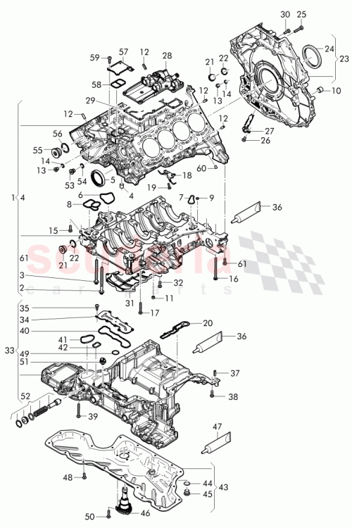 Part Diagram for Bentley 079 103 161 AH