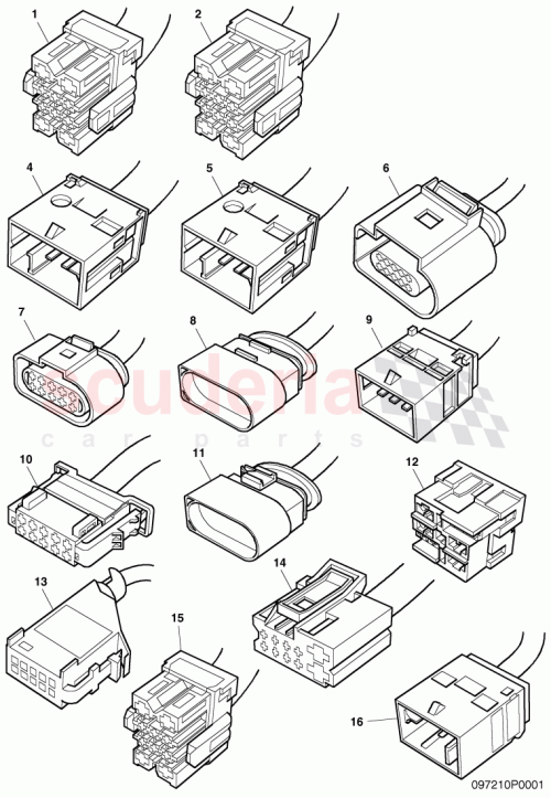 Part Diagram for Bentley 6X0973815