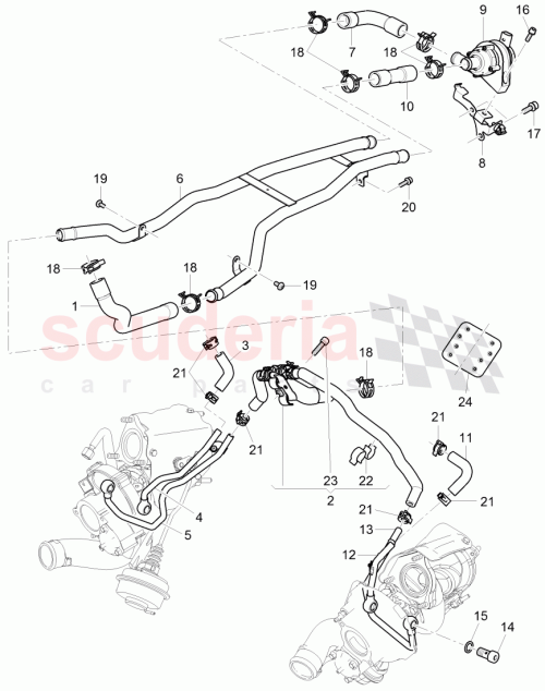 Part Diagram for Bentley 3W0121065AJ