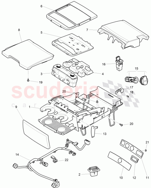 Part Diagram for Bentley 3Y5 860 431 E