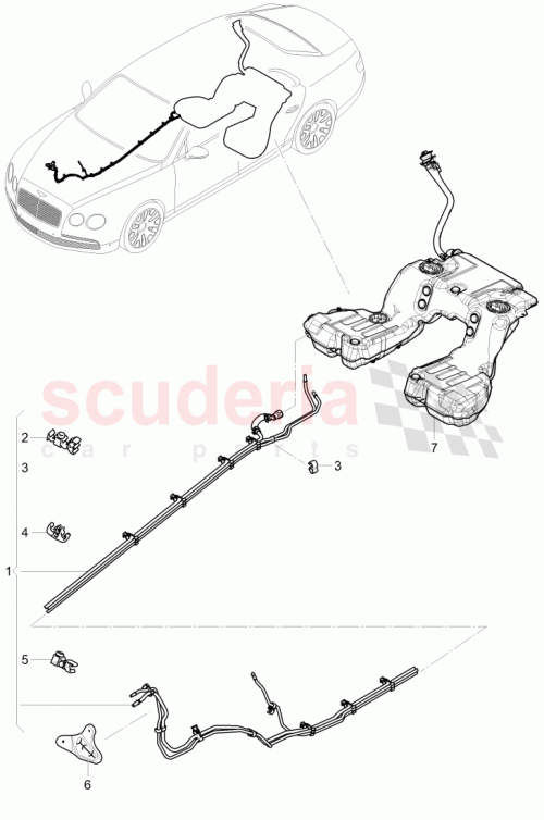 Part Diagram for Bentley 4W0 201 059 A