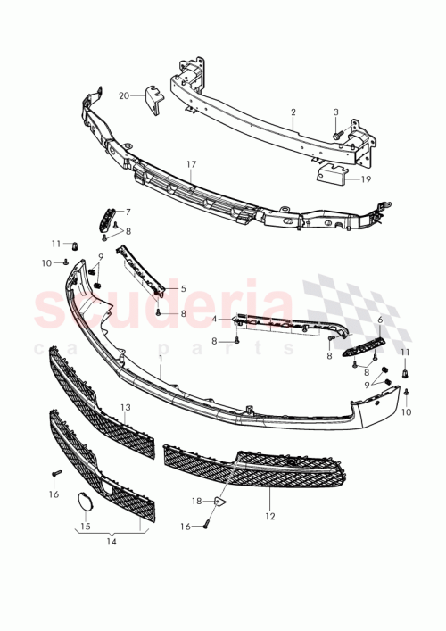 Part Diagram for Bentley 4W0 807 217