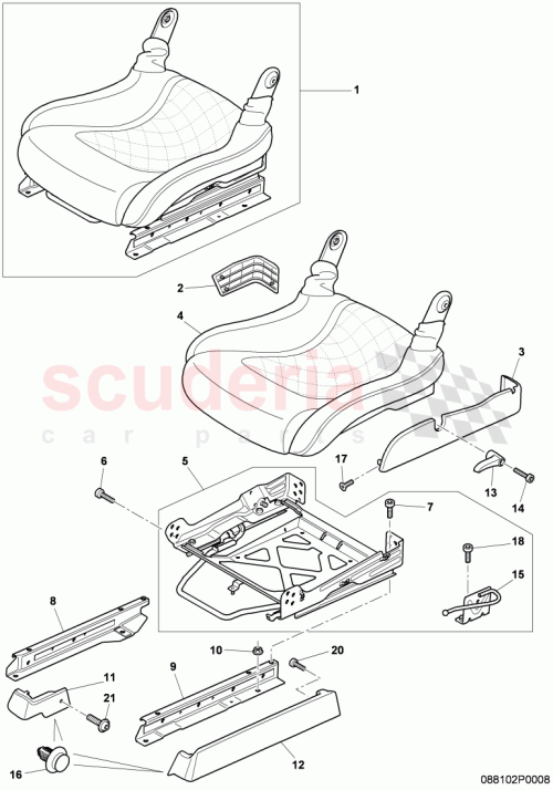 Part Diagram for Bentley 3W8881204