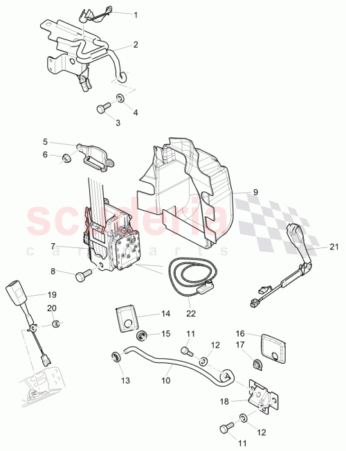 Part Diagram for Bentley 431723820