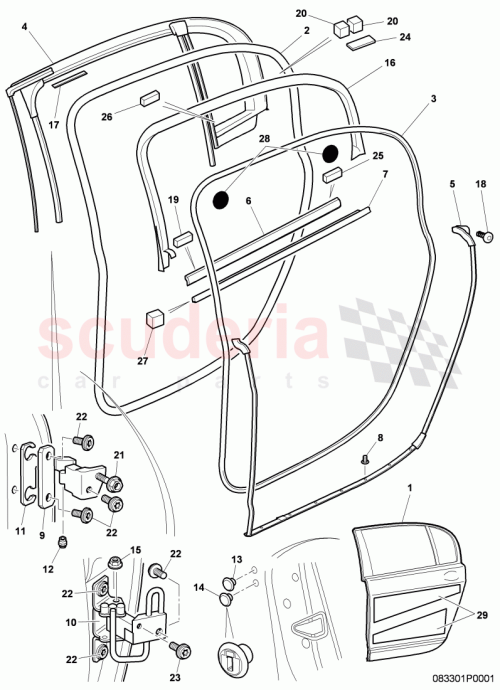 Part Diagram for Bentley 3W5833055B