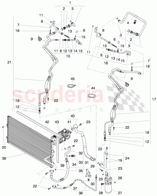 Part Diagram for Bentley 3W0260701S