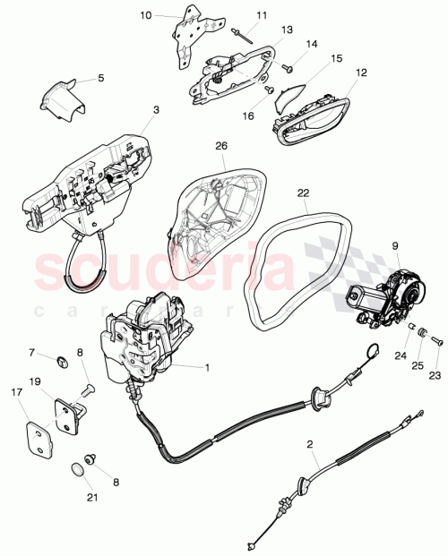 Part Diagram for Bentley 3Y0837896A
