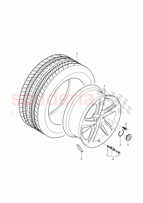 Part Diagram for Bentley 3Y0 601 025 AG