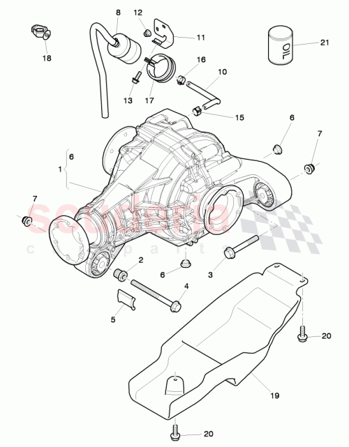 Part Diagram for Bentley 3Z0501499