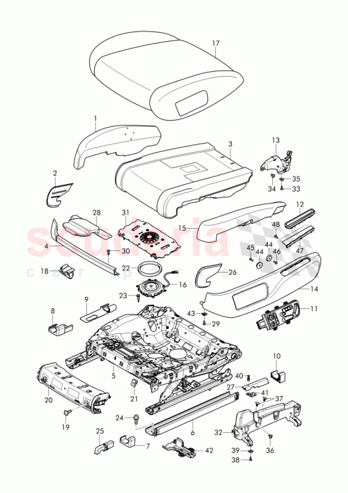 Part Diagram for Bentley 4W0 881 404 R