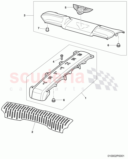 Part Diagram for Bentley 07C133588G